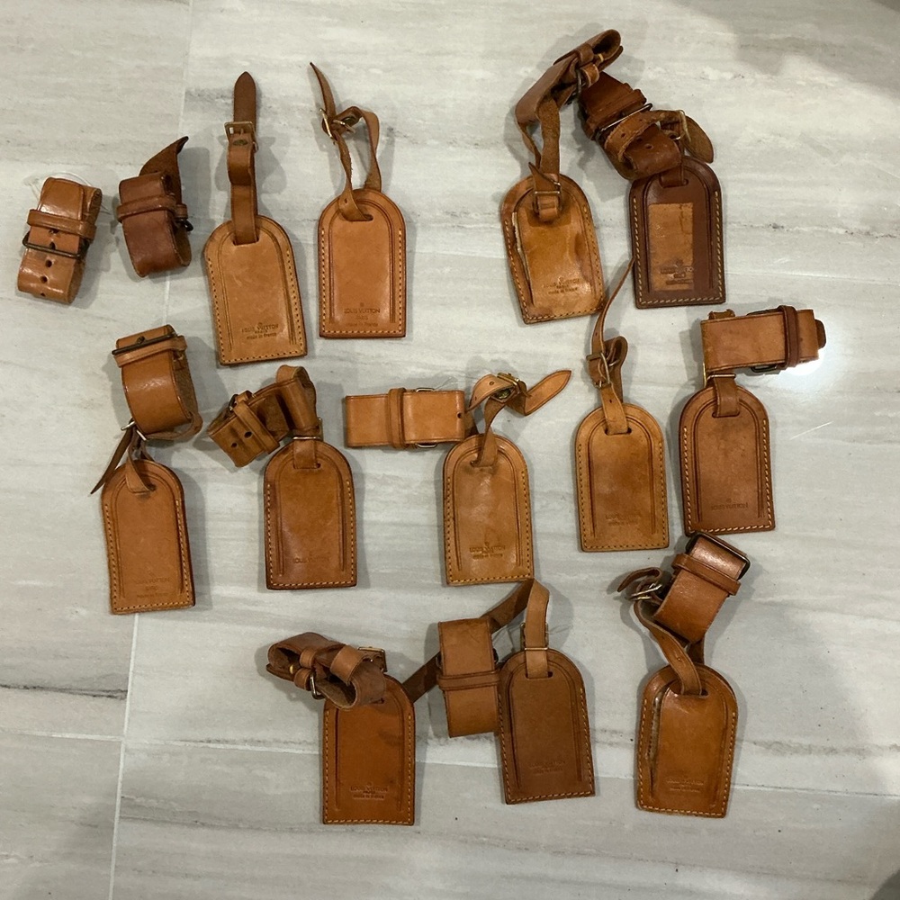 Louis Vuitton Vintage Luggage Tag Lot